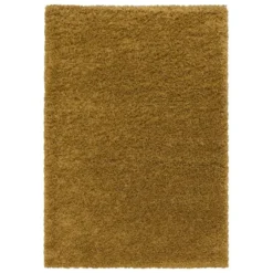Monaco Soft Shaggy Hoogpolig Vloerkleed Goud Geel - 300x400 CM