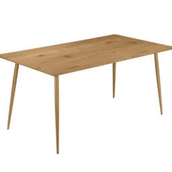 Monza - Eettafel 160x90 cm voor 8 in eiken MDF