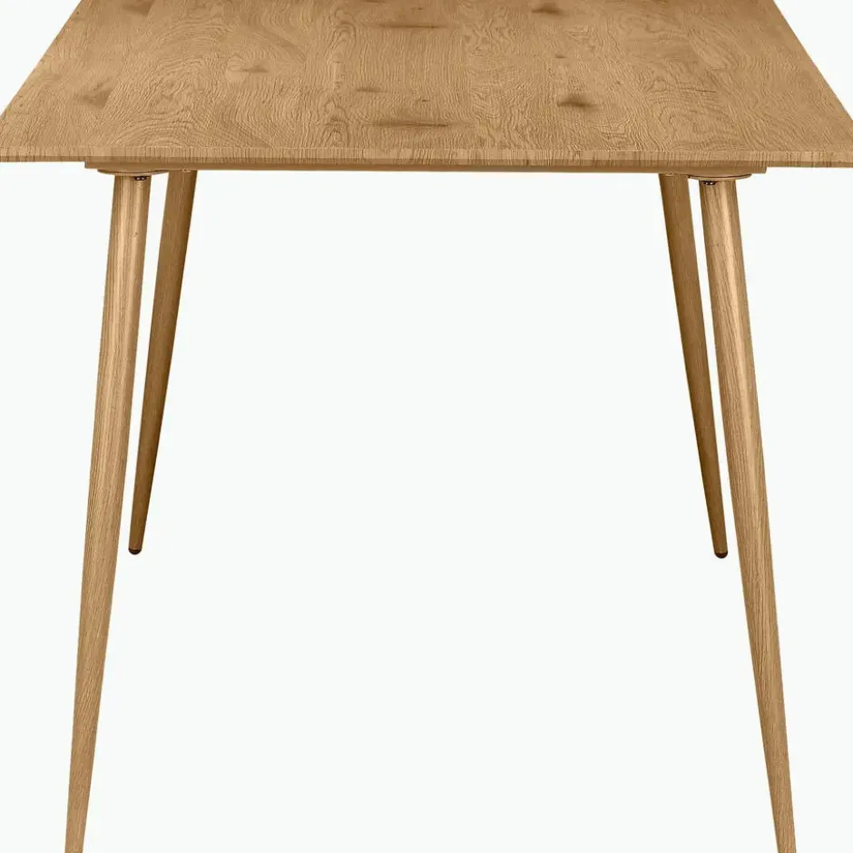 Monza - Eettafel 160x90 cm voor 8 in eiken MDF