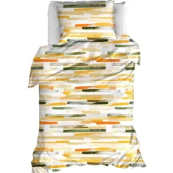 Moodit Dekbedovertrek Odil Flynn Sand - 140 x 200/220 + 60 x 70 cm - Multikleur