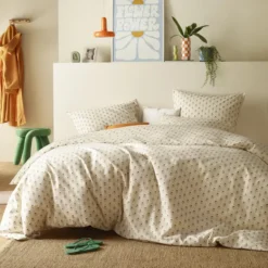 Moodit Dekbedovertrek Odil Sandflower - 200 x 200/220 + 2x 60 x 70 cm - Katoen