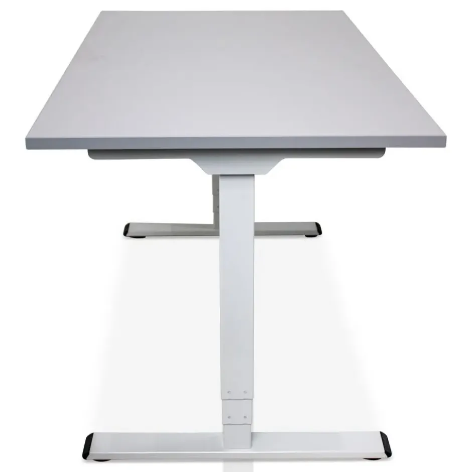 MRC COMFORT elektrisch ARBO zit-sta bureau - 180x80cm - wit - grijs
