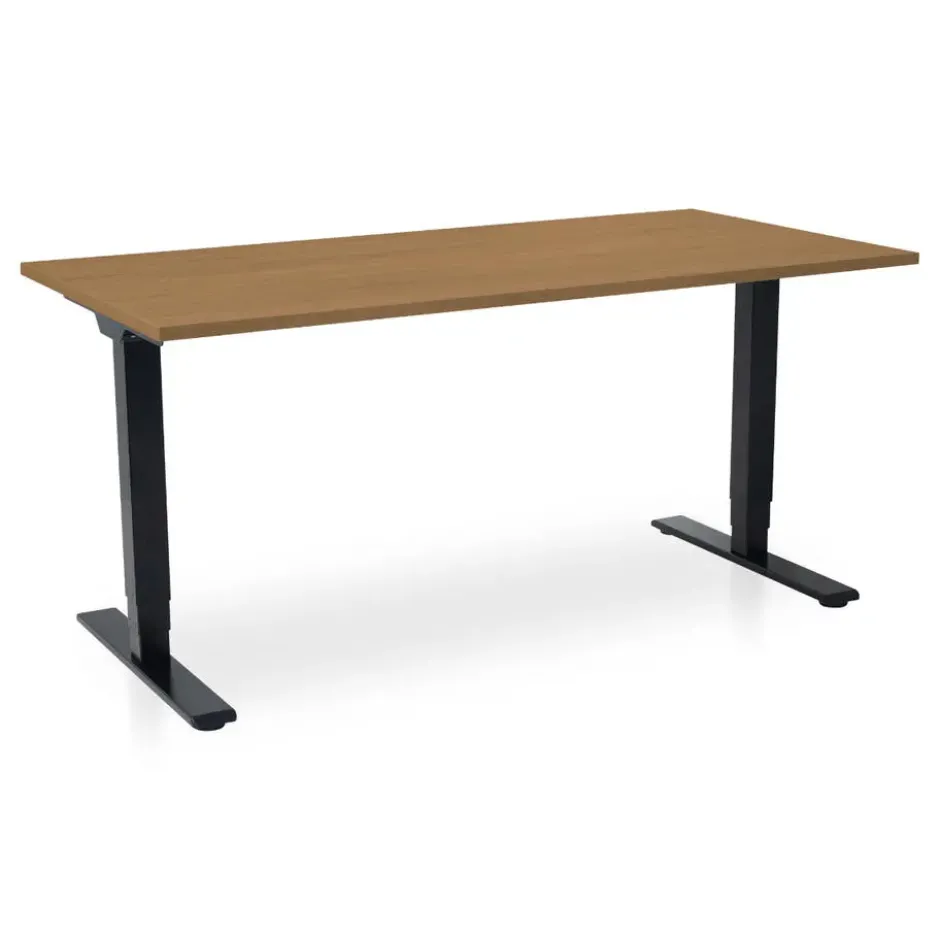 MRC COMFORT elektrisch zit sta bureau - 180x80 - havanna