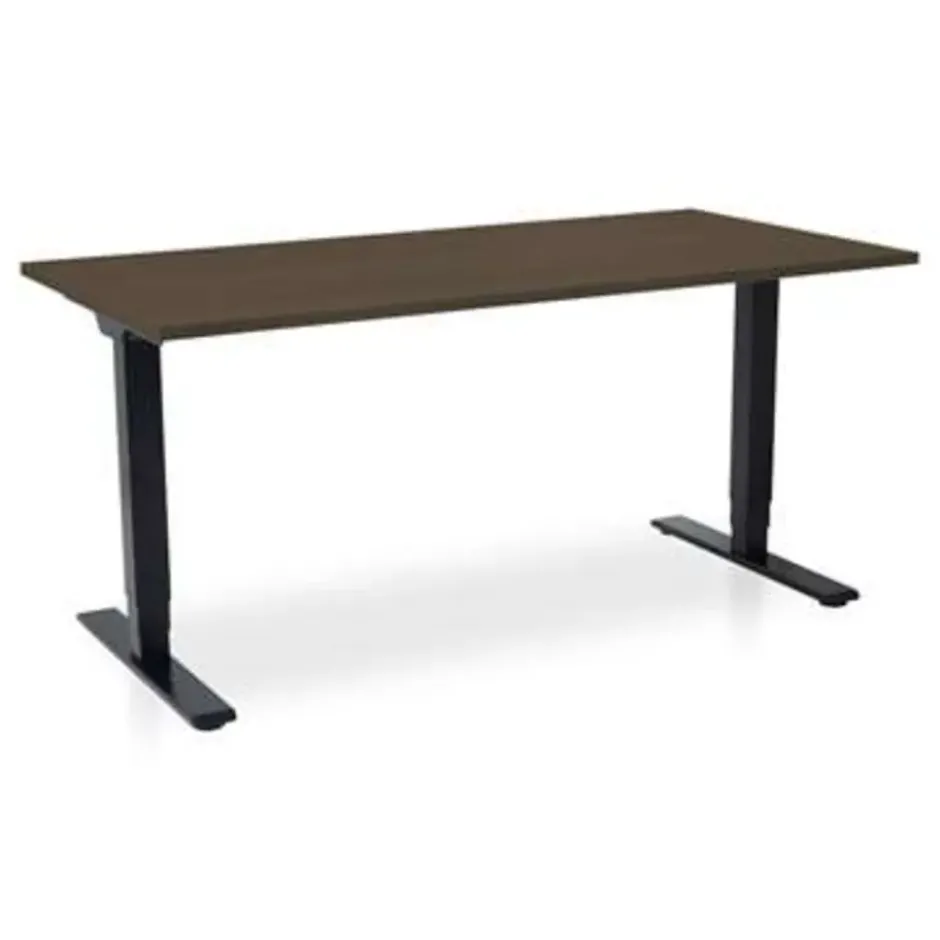 MRC COMFORT elektrisch zit sta bureau - 160x80 - bruin eiken