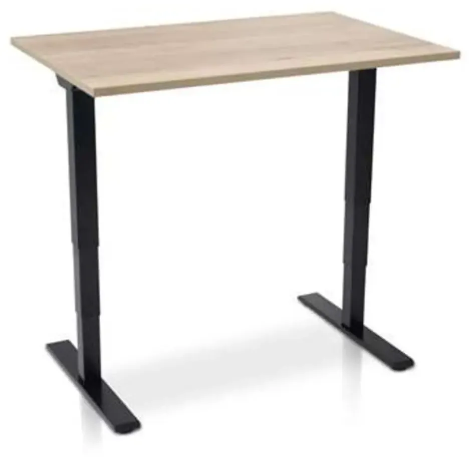 MRC COMFORT elektrisch zit sta bureau - 120x80 - midden eiken