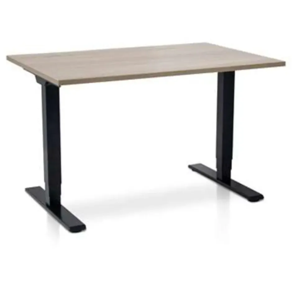 MRC COMFORT elektrisch zit sta bureau - 140x80 - midden eiken