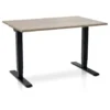 MRC COMFORT Set - Zit-sta bureau + stoel - 140x80 - midden eiken