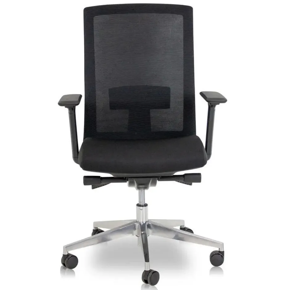 MRC COMFORT Set - Zit-sta bureau + stoel - 140x80 - midden eiken