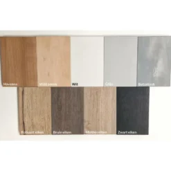 MRC COMFORT Set - Zit-sta bureau + stoel - 160x80 - robuust eiken