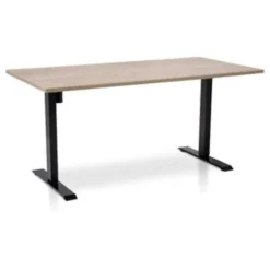 MRC EASY elektrisch ARBO zit-sta bureau - 160x80 cm - midden eiken