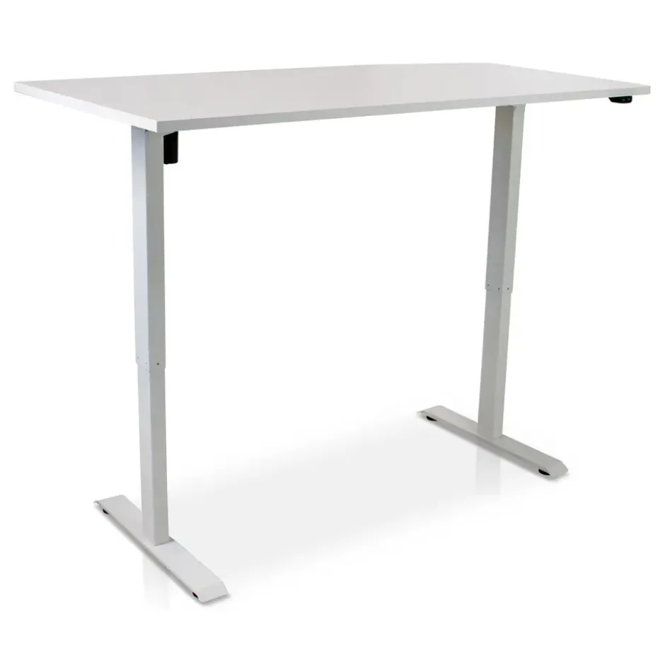 MRC EASY elektrisch ARBO zit-sta bureau - 160x80cm - wit - wit