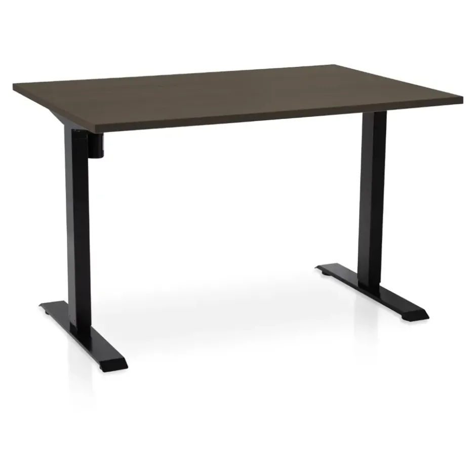 MRC EASY elektrisch ARBO zit-sta bureau - 120x80 cm - bruin eiken