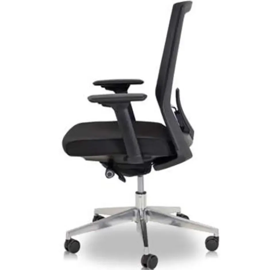 MRC EASY Set - Zit-sta bureau + bureaustoel - 160x80 - robuust eiken