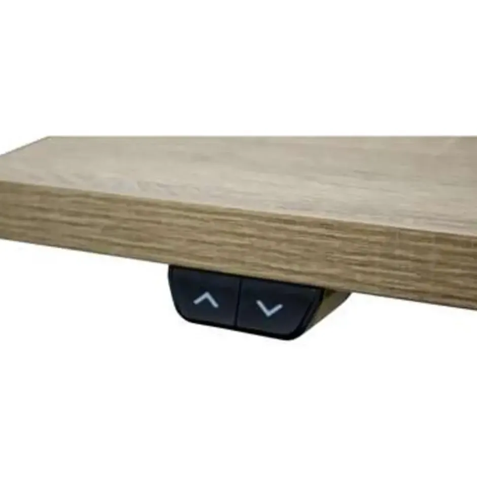 MRC EASY Set - Zit-sta bureau + bureaustoel - 160x80 - robuust eiken