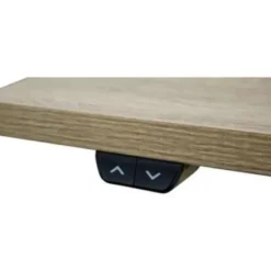 MRC EASY Set - Zit-sta bureau + bureaustoel - 140x80 - robuust eiken
