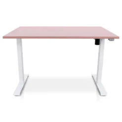 MRC EASY Zit-Sta Bureau – Elektrisch Verstelbaar – 140x80 cm – Blad Dusty Rose