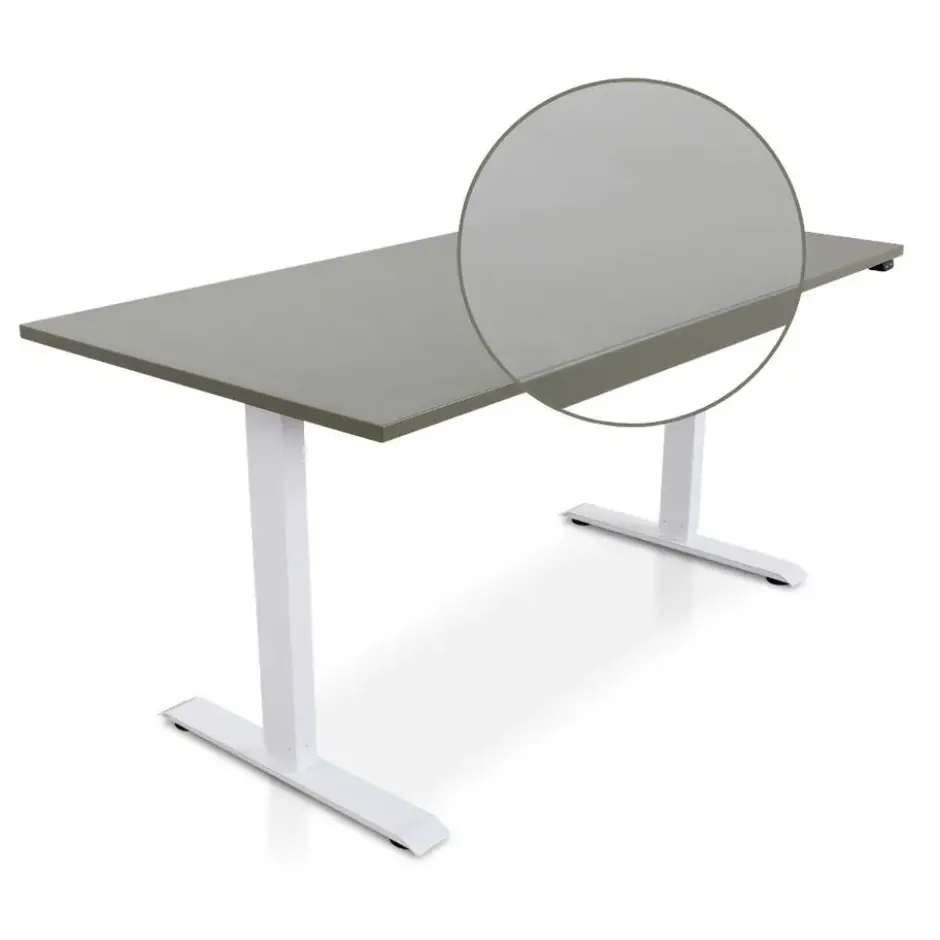 MRC EASY Zit-Sta Bureau – Elektrisch Verstelbaar – 160x80 cm – Blad Forest Green
