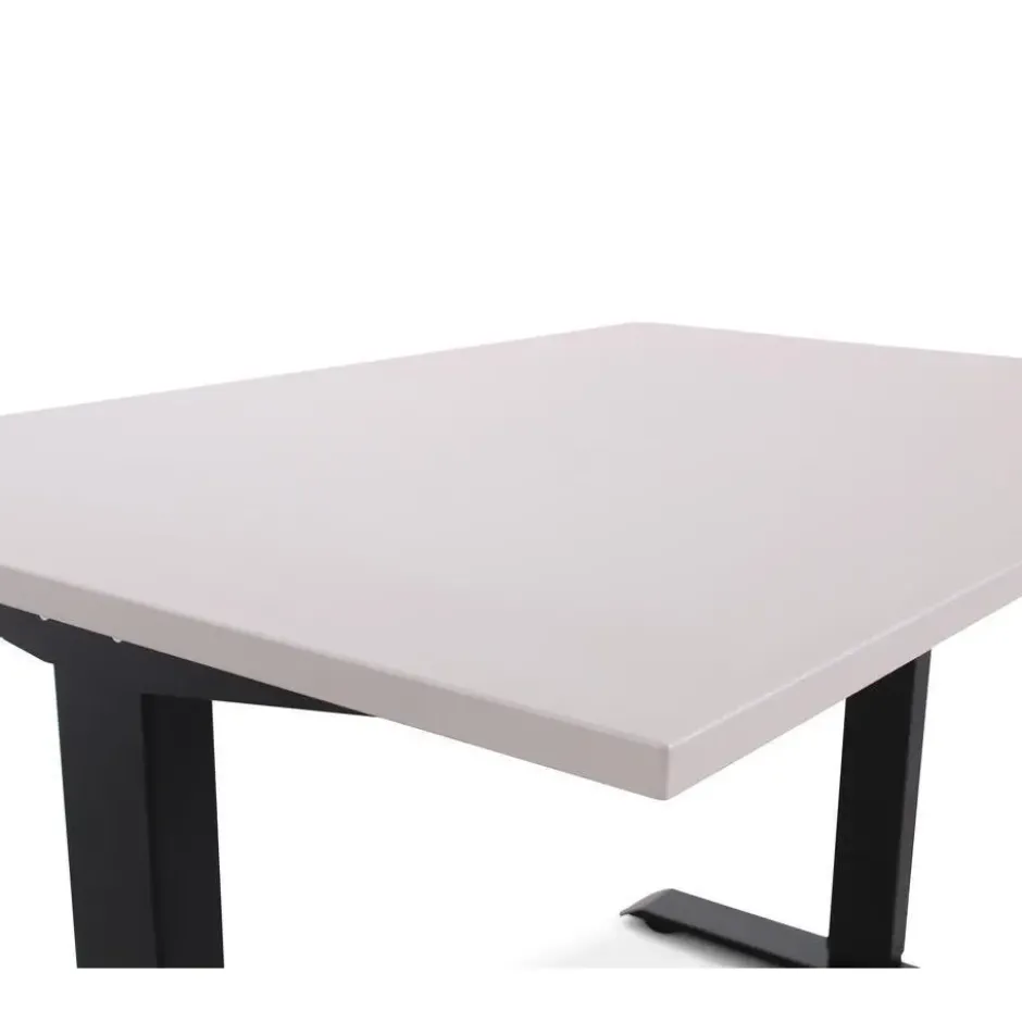 MRC EASY Zit-Sta Bureau – Elektrisch Verstelbaar – 120x80 cm – Blad Sand Grey