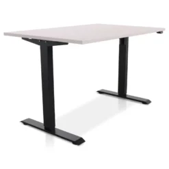 MRC EASY Zit-Sta Bureau – Elektrisch Verstelbaar – 120x80 cm – Blad Sand Grey