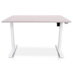 MRC EASY Zit-Sta Bureau – Elektrisch Verstelbaar – 120x80 cm – Blad Sand Grey