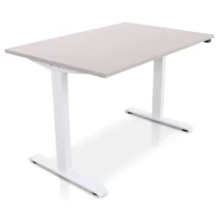 MRC EASY Zit-Sta Bureau – Elektrisch Verstelbaar – 120x80 cm – Blad Sand Grey