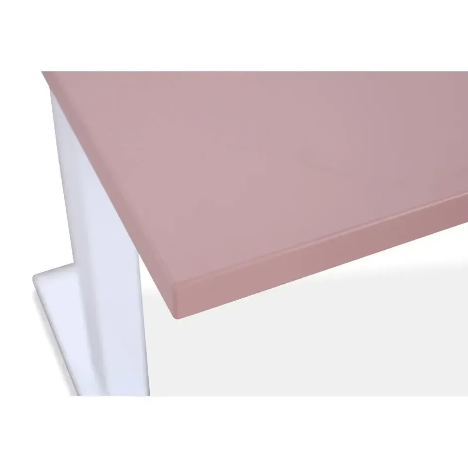MRC EASY Zit-Sta Bureau – Elektrisch Verstelbaar – 120x80 cm – Blad Dusty Rose
