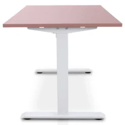 MRC EASY Zit-Sta Bureau – Elektrisch Verstelbaar – 120x80 cm – Blad Dusty Rose