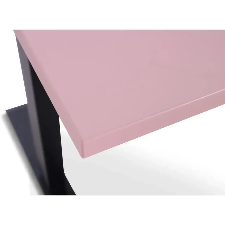 MRC EASY Zit-Sta Bureau – Elektrisch Verstelbaar – 140x80 cm – Blad Dusty Rose