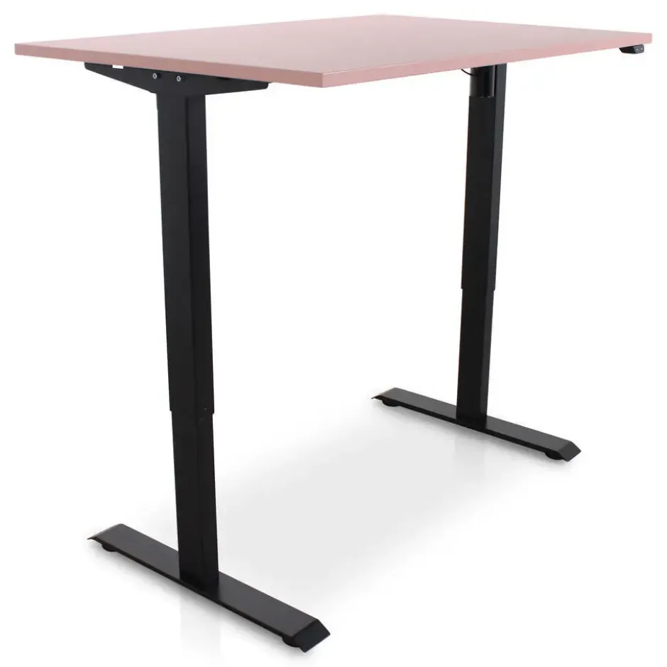 MRC EASY Zit-Sta Bureau – Elektrisch Verstelbaar – 140x80 cm – Blad Dusty Rose