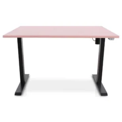 MRC EASY Zit-Sta Bureau – Elektrisch Verstelbaar – 140x80 cm – Blad Dusty Rose