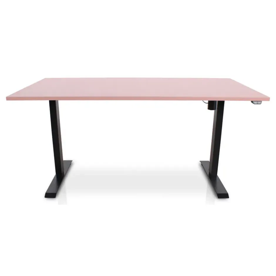 MRC EASY Zit-Sta Bureau – Elektrisch Verstelbaar – 160x80 cm – Blad Dusty Rose