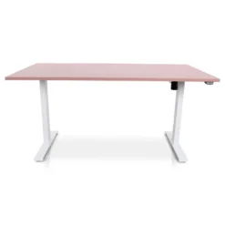 MRC EASY Zit-Sta Bureau – Elektrisch Verstelbaar – 160x80 cm – Blad Dusty Rose