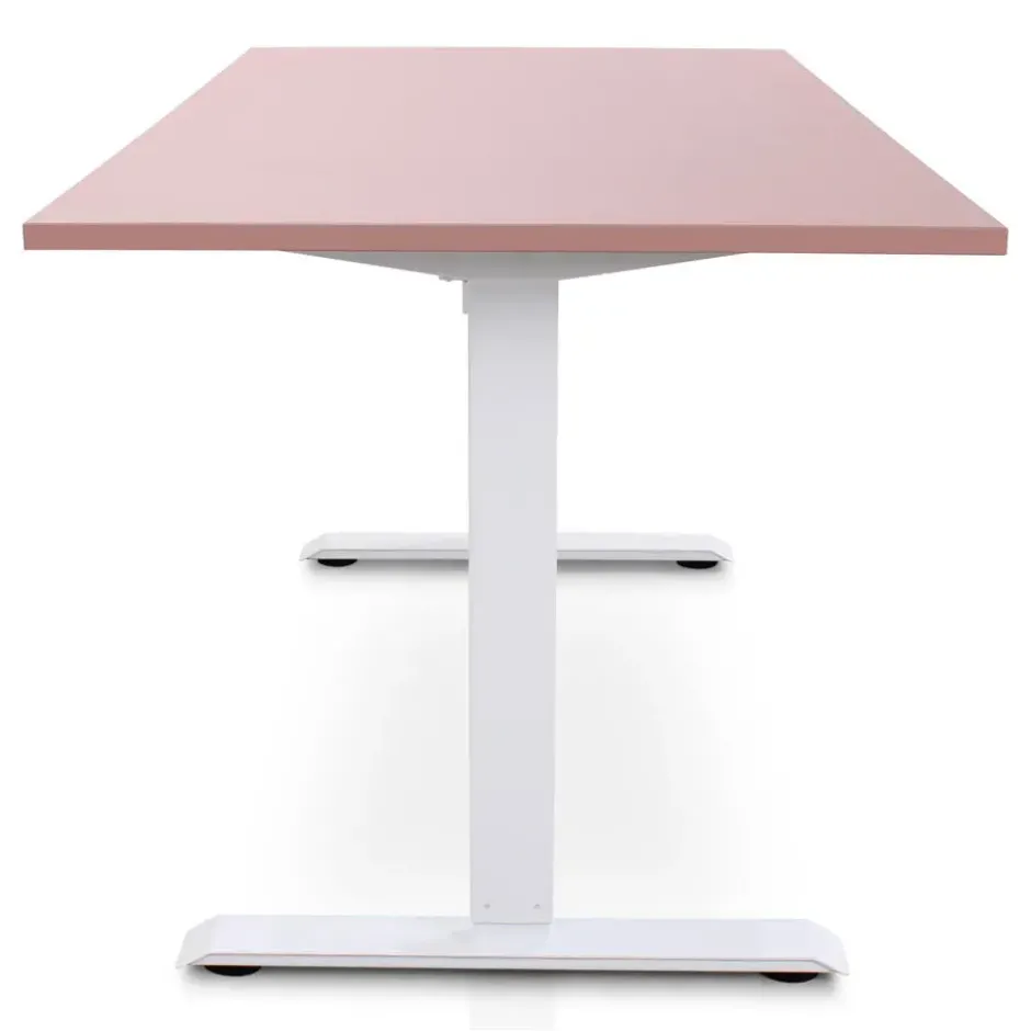 MRC EASY Zit-Sta Bureau – Elektrisch Verstelbaar – 160x80 cm – Blad Dusty Rose