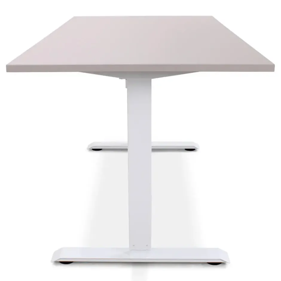 MRC EASY Zit-Sta Bureau – Elektrisch Verstelbaar – 160x80 cm – Blad Sand Grey