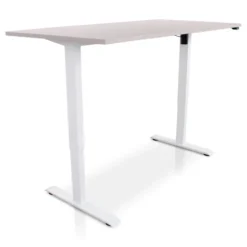 MRC EASY Zit-Sta Bureau – Elektrisch Verstelbaar – 160x80 cm – Blad Sand Grey