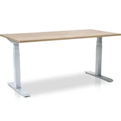 MRC PRO elektrisch ARBO zit-sta bureau - 120x80 cm - midden eiken