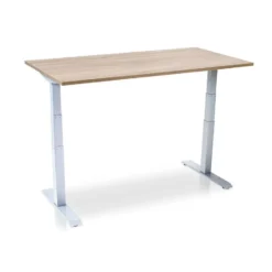 MRC PRO elektrisch ARBO zit-sta bureau - 120x80 cm - midden eiken
