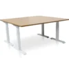 MRC PRO elektrisch ARBO zit-sta bureau 120x80 cm robuust eiken