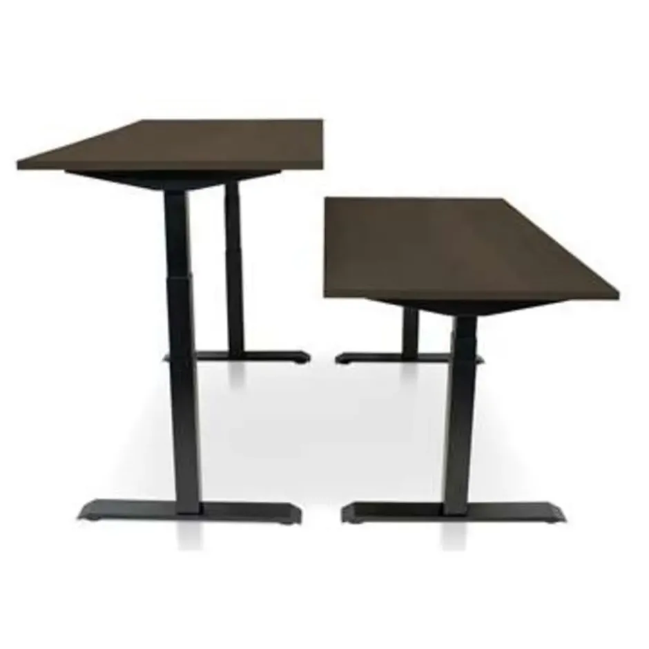 MRC PRO elektrisch ARBO zit-sta bureau - 160x80 cm - bruin eiken