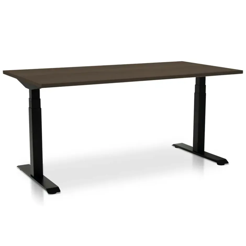 MRC PRO elektrisch ARBO zit-sta bureau - 160x80 cm - bruin eiken