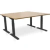 MRC PRO elektrisch ARBO zit-sta bureau - 180x80 cm - havanna
