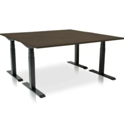 MRC PRO elektrisch ARBO zit-sta bureau - 180x80 cm robuust eiken