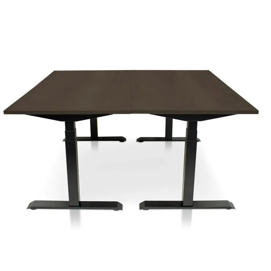 MRC PRO elektrisch ARBO zit-sta bureau - 180x80 cm robuust eiken