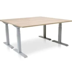 MRC PRO elektrisch ARBO zit-sta bureau - 160x80 cm - midden eiken