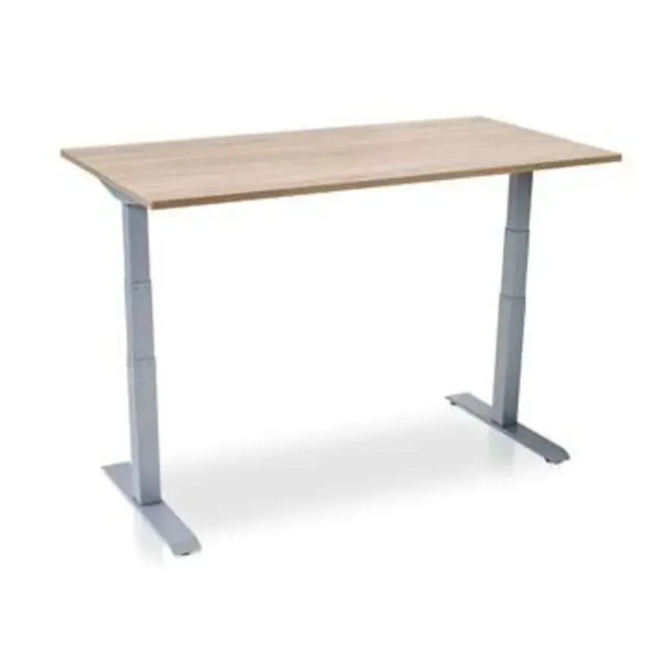 MRC PRO elektrisch ARBO zit-sta bureau - 120x80 cm - midden eiken