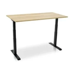 MRC PRO elektrisch ARBO zit-sta bureau - 140x80 cm robuust eiken