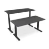 MRC PRO-L 2.0 elektrisch ARBO zit-sta bureau - 160x80 - zwart eiken