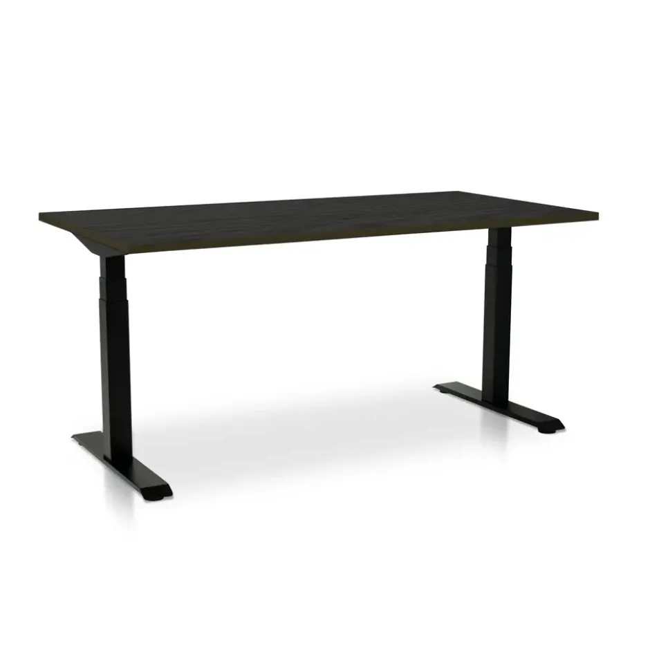 MRC PRO-L 2.0 elektrisch ARBO zit-sta bureau - 160x80 - zwart eiken