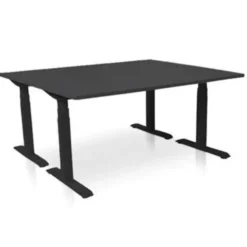 MRC PRO-L 2.0 elektrisch ARBO zit-sta bureau - 160x80 - zwart eiken