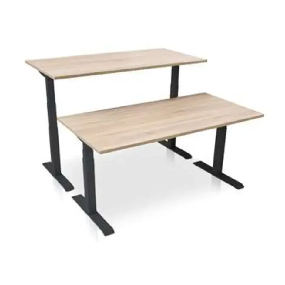 MRC PRO-L 2.0 elektrisch ARBO zit-sta bureau - 160x80 - midden eiken